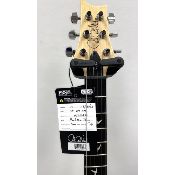 (DEMO) PRS - CE24 Bolt-On Semi-Hollow 2023 Black Amber